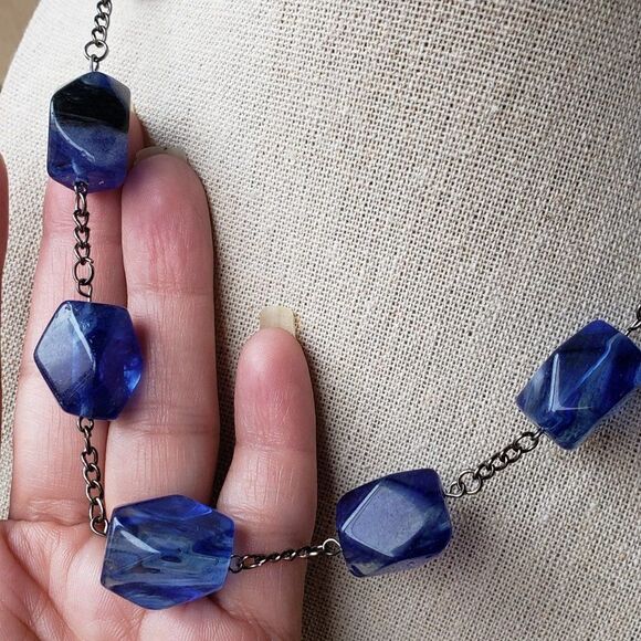 🌺HOST PICK🌺 Blue beaded choker - Handmade(NEW) - Picture 1 of 4
